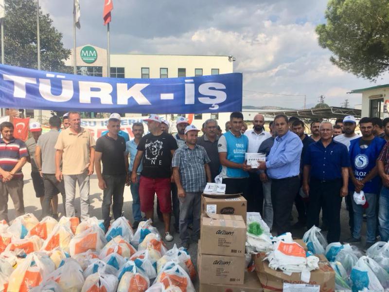 SELÜLOZ-İŞ SENDİKASINA DESTEK