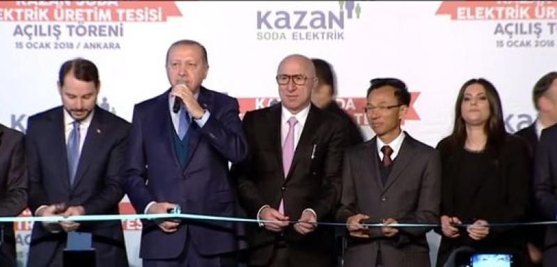 KAZAN SODA ELEKTRİK TESİSİ AÇILIŞI