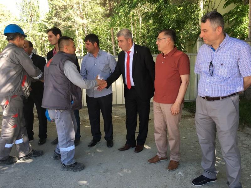 AŞKALE ÇİMENTO'DA BAYRAMLAŞMA