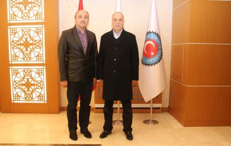 TÜRK-İŞ BAŞKANI ATALAY SENDİKAMIZI ZİYARET ETTİ