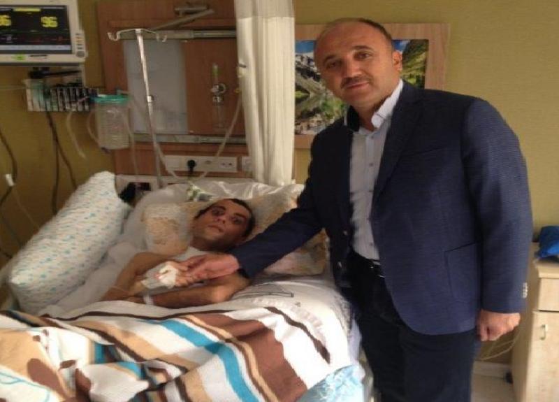 GENEL BAŞKANIMIZDAN HASTANE ZİYARETİ