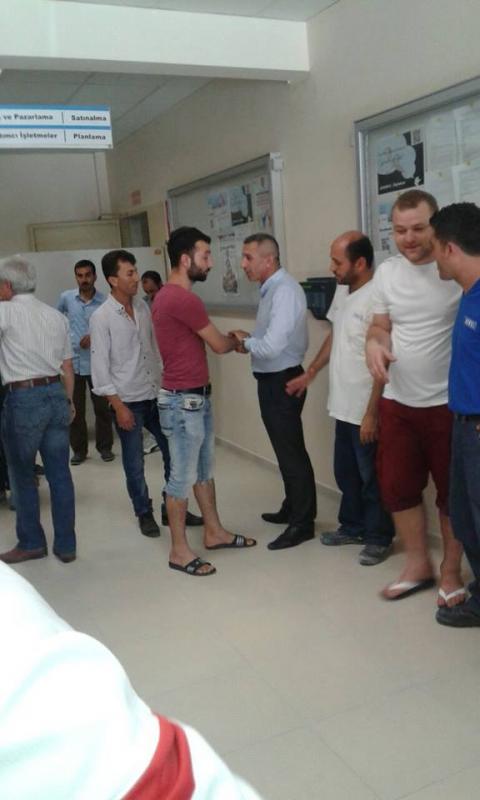 İZMİR ALSANCAK ŞUBEMİZDEN BAYRAM ZİYARETLERİ