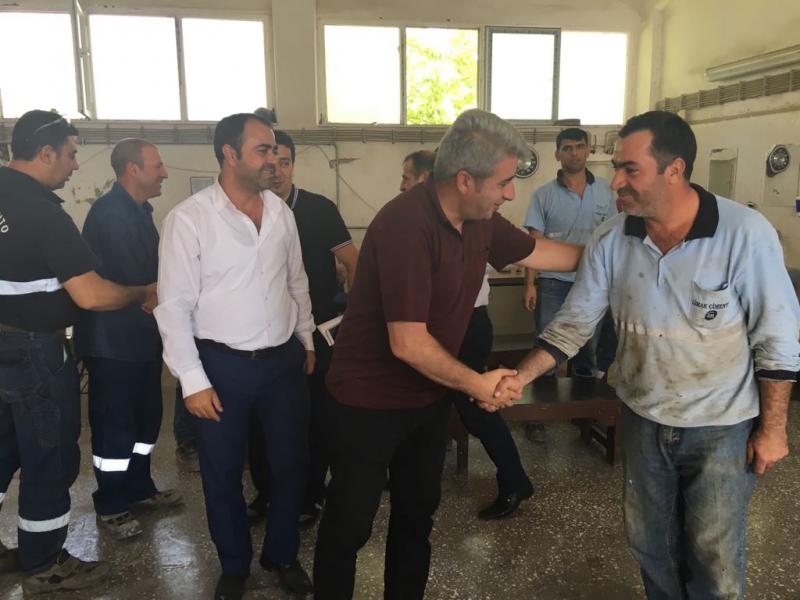 ERGANİ ÇİMENTO ZİYARETİ