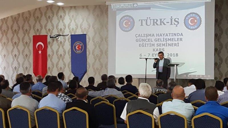 TÜRK-İŞ ÇALIŞMA HAYATINDAKİ GÜNCEL GELİŞMELER EĞİTİM SEMİNERİ