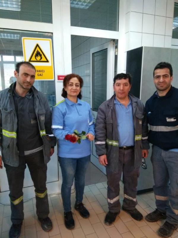 ÜNYE ÇİMENTODA KADINLAR GÜNÜ