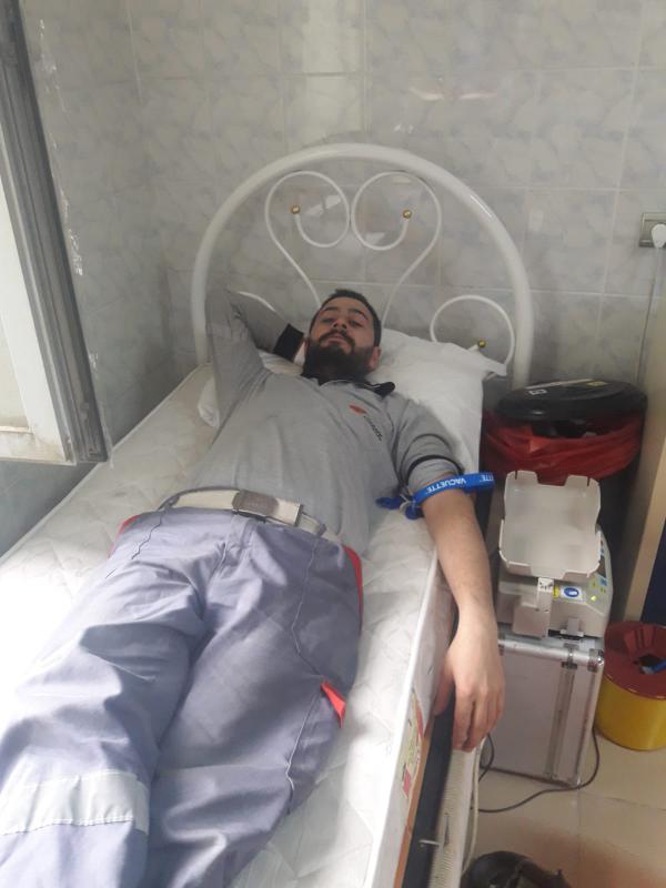 AŞKALE ÇİMENTO'DA KAN BAĞIŞI