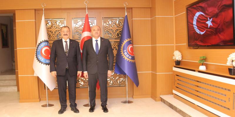 KONUKOĞLU'NDAN SENDİKAMIZA ZİYARET