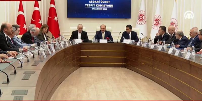 ASGARİ ÜCRET TESPİT KOMİSYONU TOPLANDI