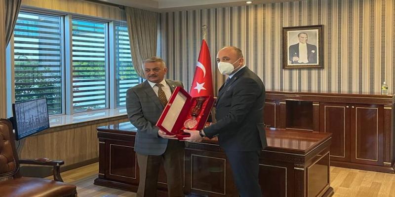 ANTALYA VALİSİ YAZICI'YA ZİYARET