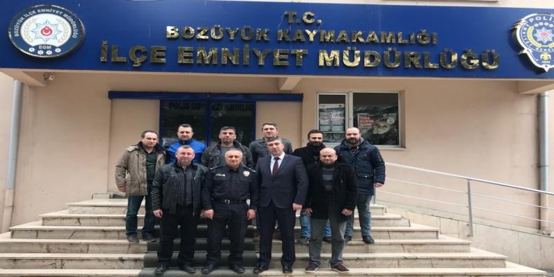 BOZÜYÜK EMNİYET MÜDÜRLÜĞÜNE ZİYARET