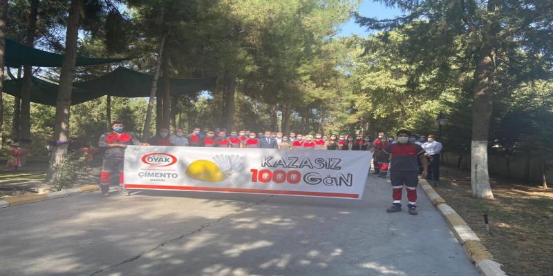 MARDİN ÇİMENTO'DA KAZASIZ 1000 GÜN